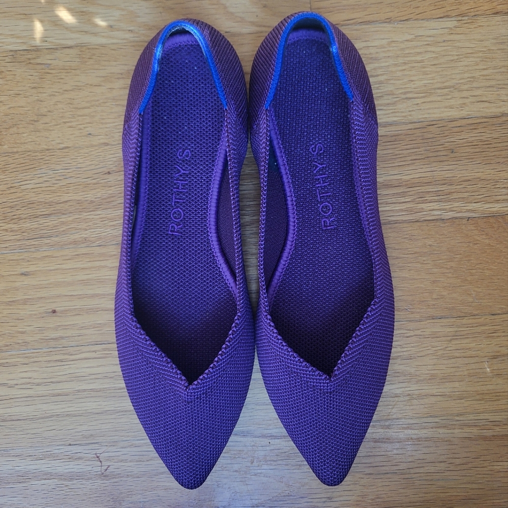 Rothy's The Point Plum Flats